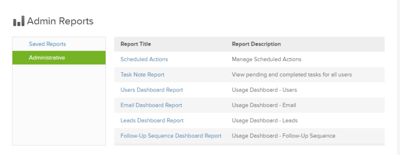 Infusionsoft alternative - better reporting with leadsquared