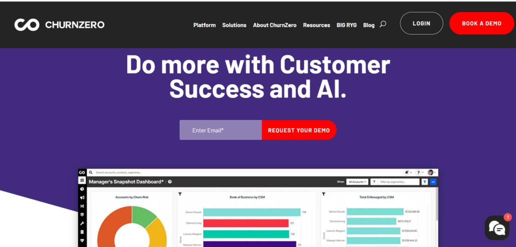 churnzero customer success software