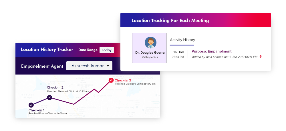 Physician engagement and onboarding - location reports