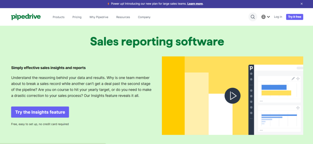 pipedrive sales reporting software