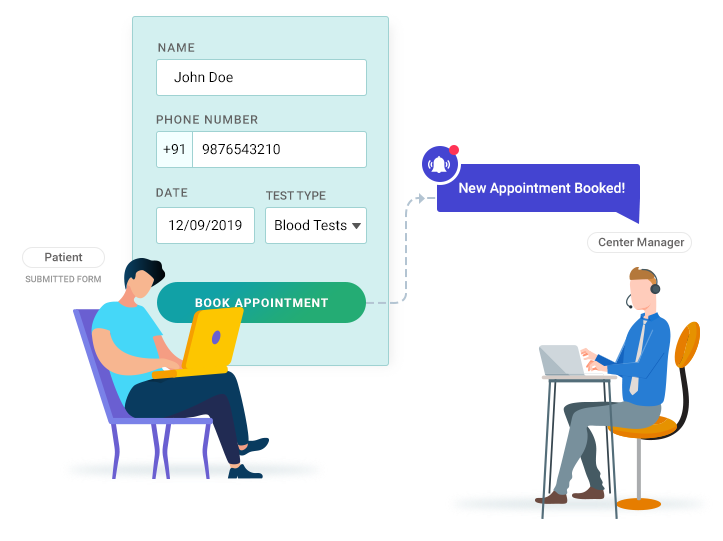 Medical CRM Software for diagnostic centers - easy appointment booking