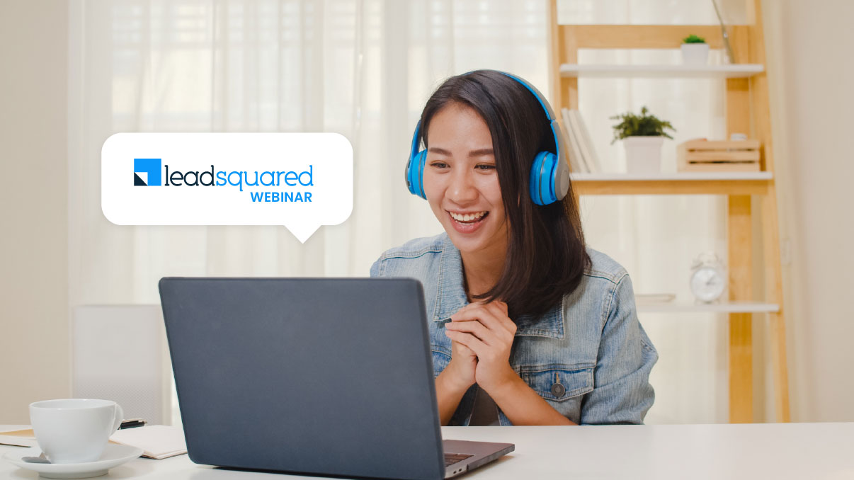 LeadSquared webinars - subscribe