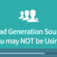 9 Lead Generation Sources you may NOT be using