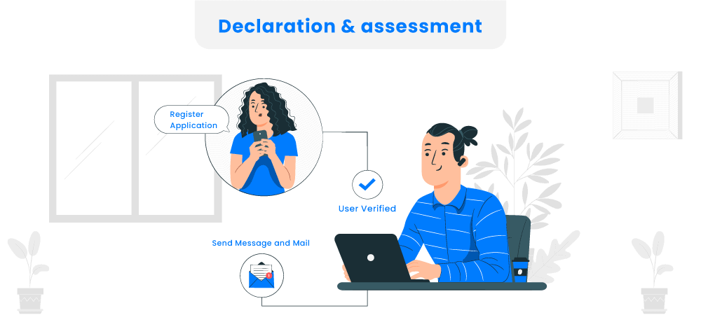 Applicant fills out all the forms and is ready for final assessment. The portal enables end to end transparency to an applicant and the admission counsellor in real time. 