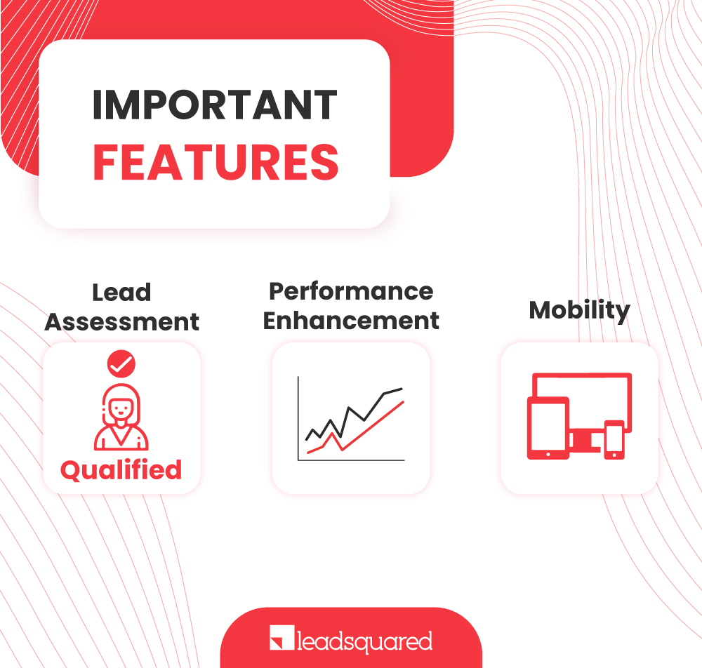 Sales pipeline dashboard - features