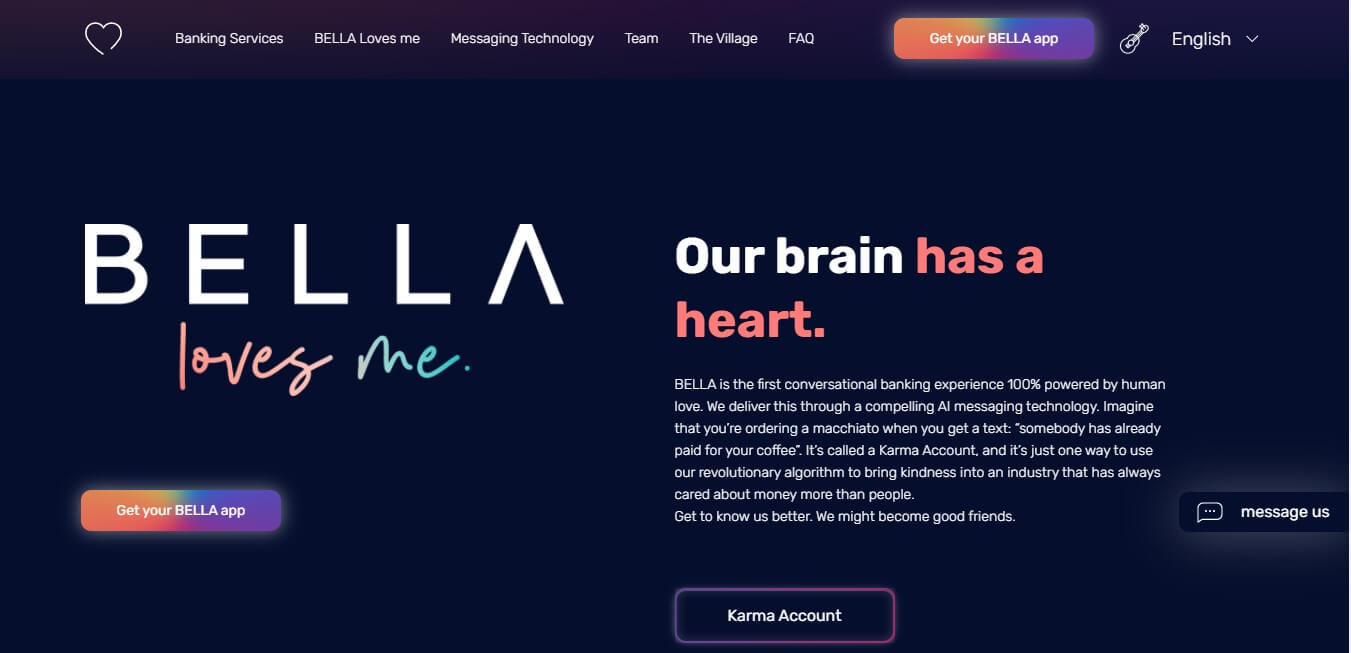 Bella - conversational banking platform