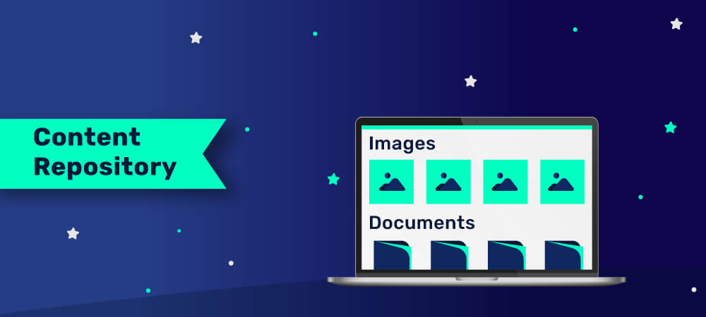 Content Repository Module of CRM collects and stores all images and documents.