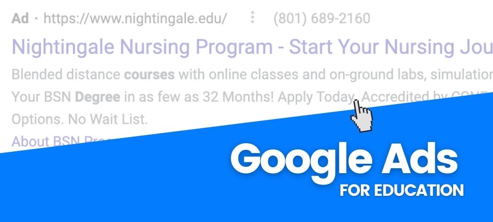 Google Ads for education