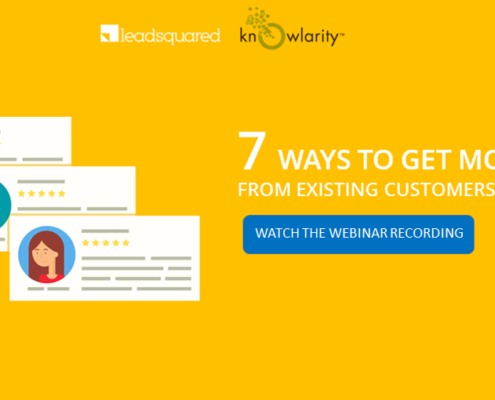 How to incease revenue from existing customers- webinar recording