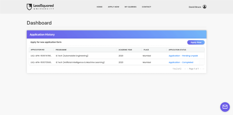 Student Portal Example
