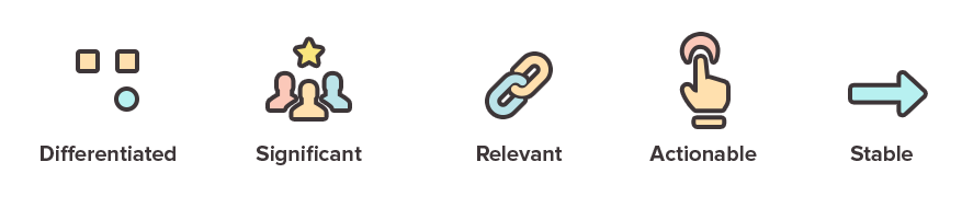 List segmentation - criteria