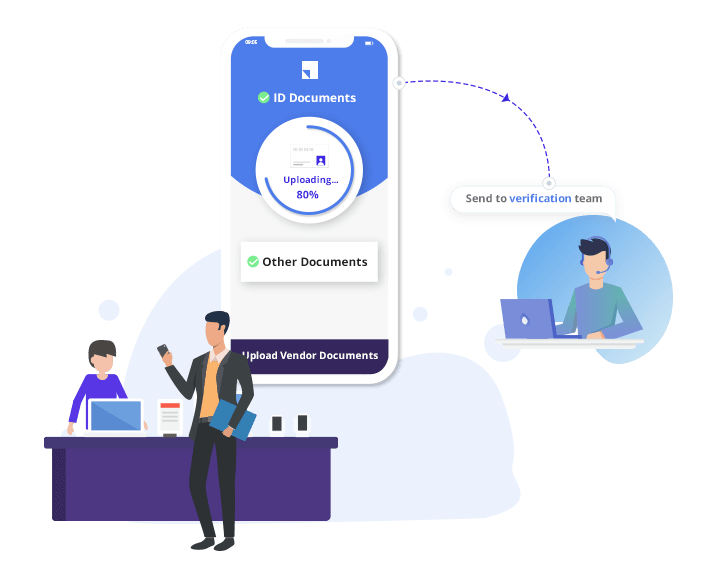 Vendor Onboarding process verifies documents