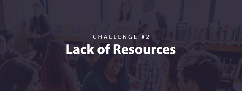 B2B challenges: lack of resources