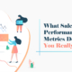 Sales Performance Metrics - Infographic
