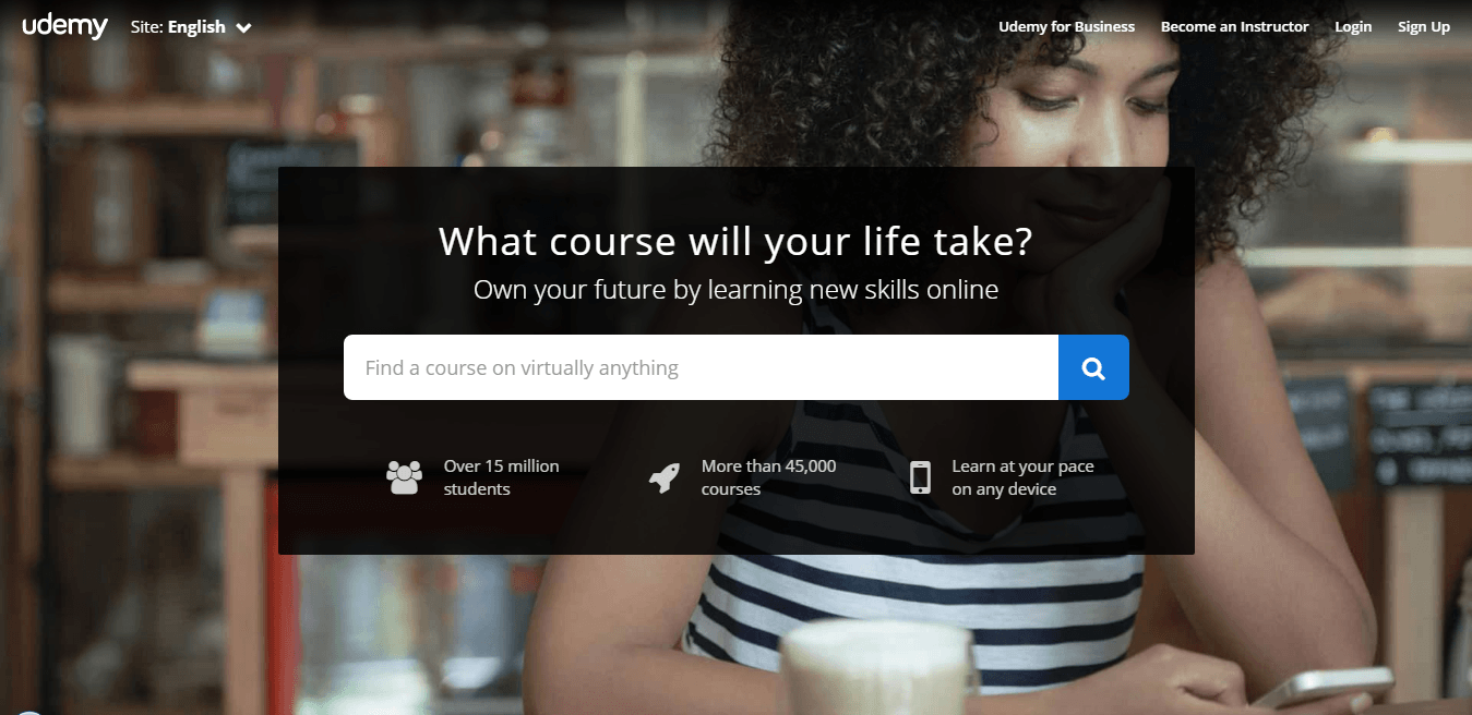 landing page examples Udemy 1