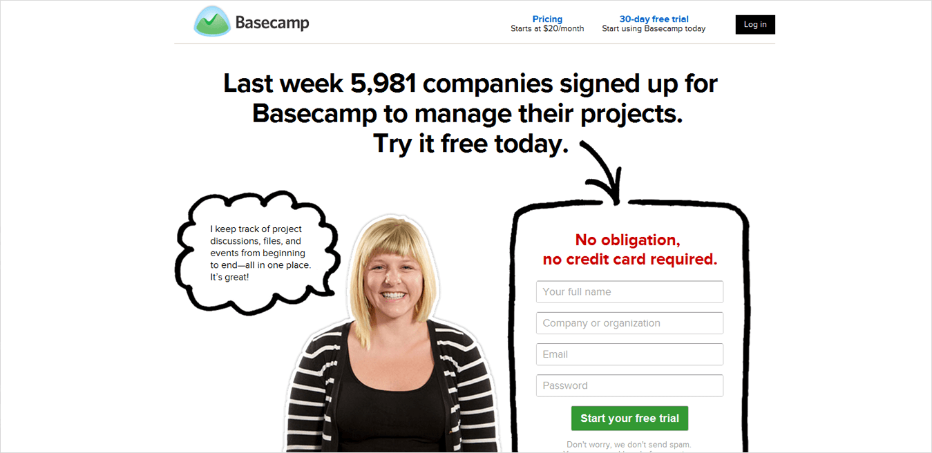 landing page examples basecamp 1