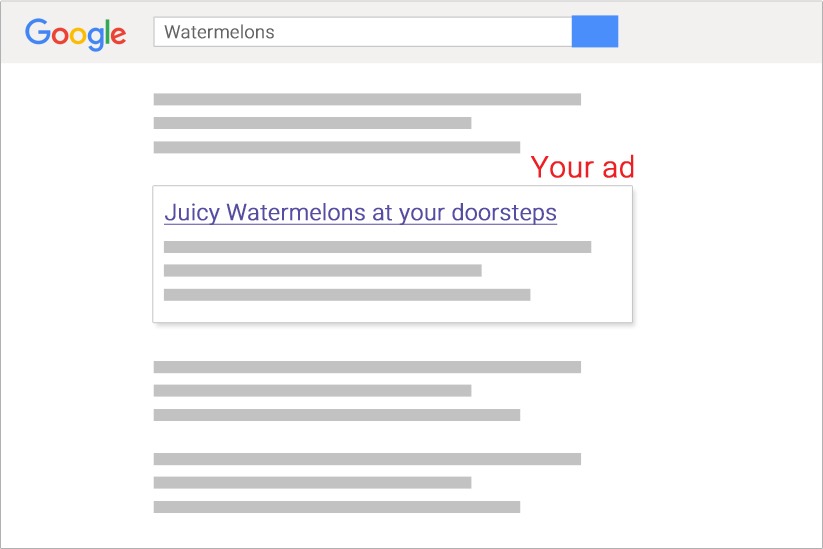 landing page search result 1