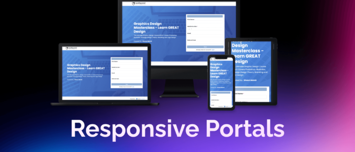 mobile responsive portal design
