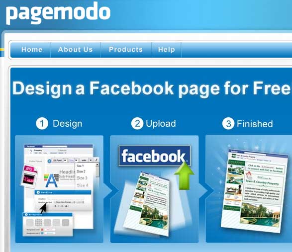 facebook landing pages