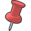 red push pin 1