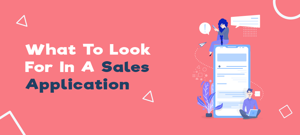 sales application - banner