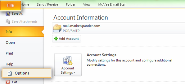 How to Export Contacts from Outlook : A Step by Step Guide 1 screenshot1a3 1