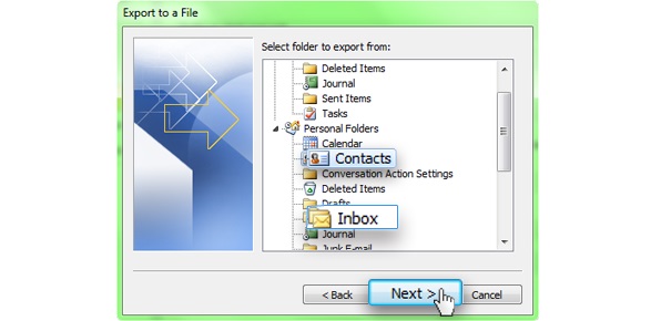 How to Export Contacts from Outlook : A Step by Step Guide 4 screenshot5b 1