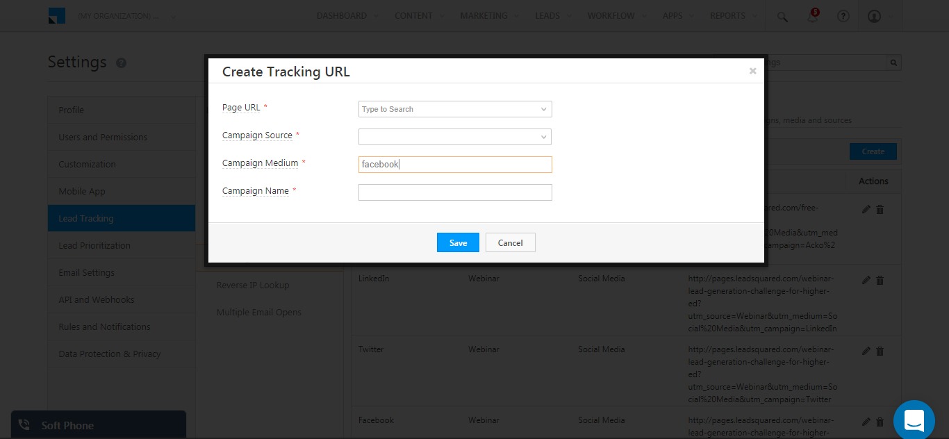 utm tracking- medium