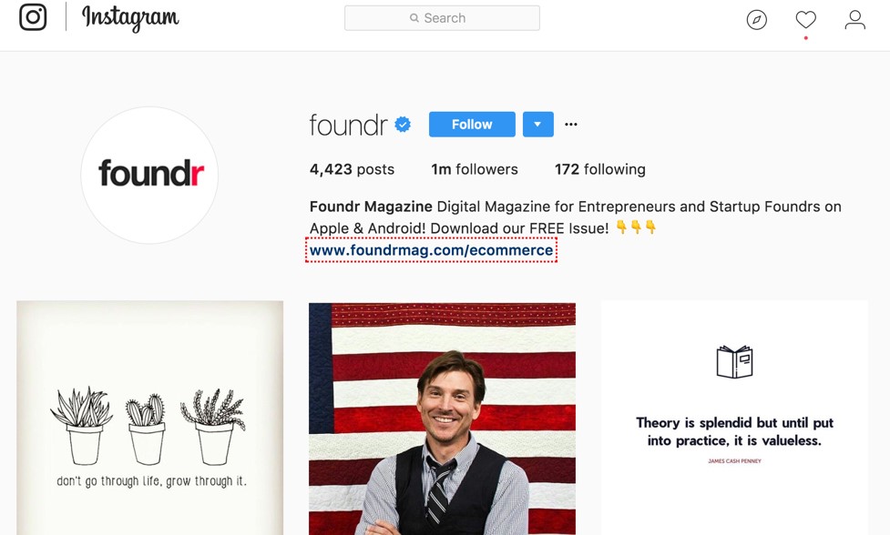 using instagram for business - foundr