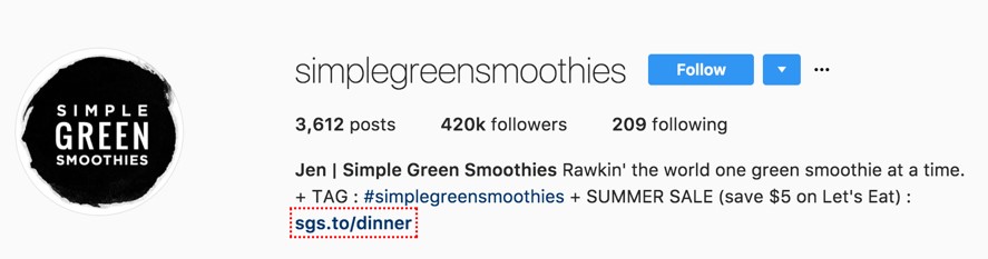 using instagram for business- green