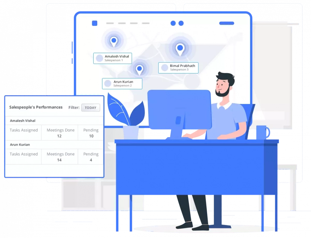 field force tracker - leadsquared