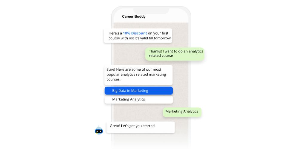 lead generation chatbot to attract, qualify, and nurture leads