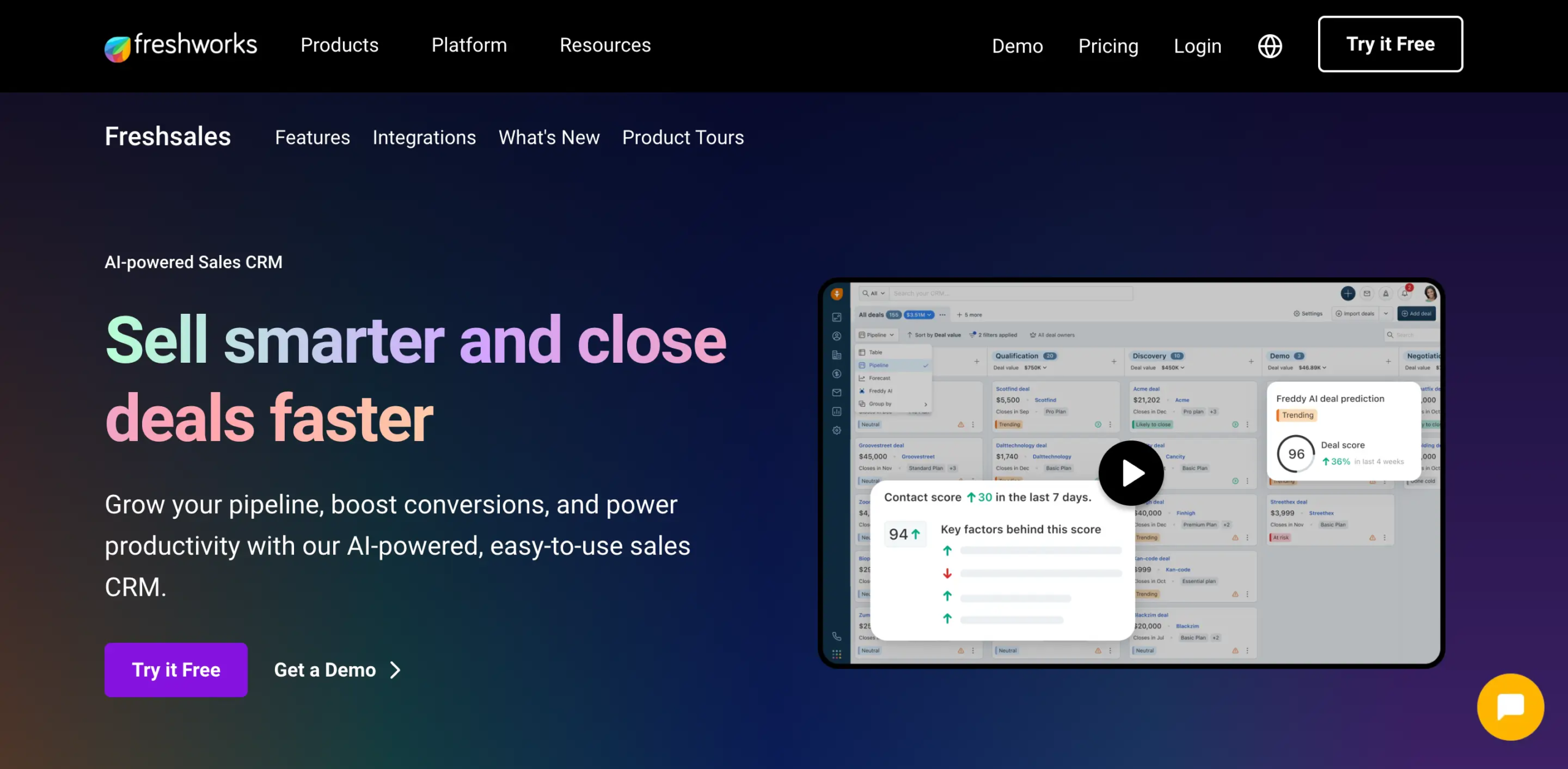 Top 10 Salesforce Alternatives for 2025 6 Freshsales-Streamlined-Sales-CRM-Solution