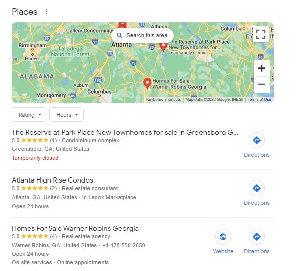 Real estate marketing strategies and ideas - Listing on Google places