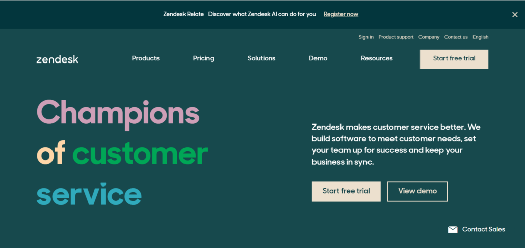 Zendesk customer engagement platform