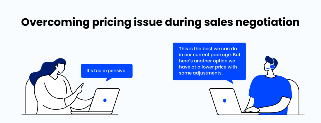 overcoming pricing issues during sales negotiation