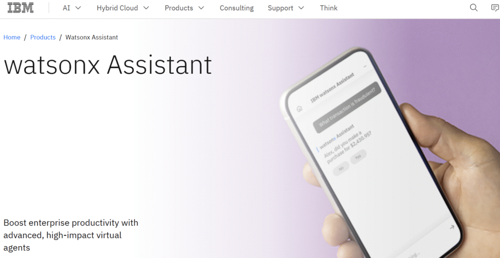 IBM Watson Assistant