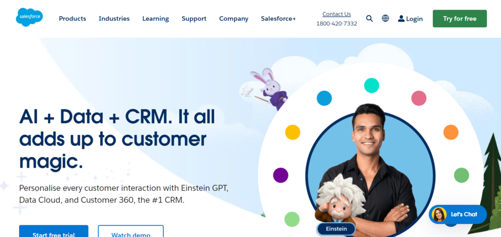 List of best CRM software in India - salesforce crm software