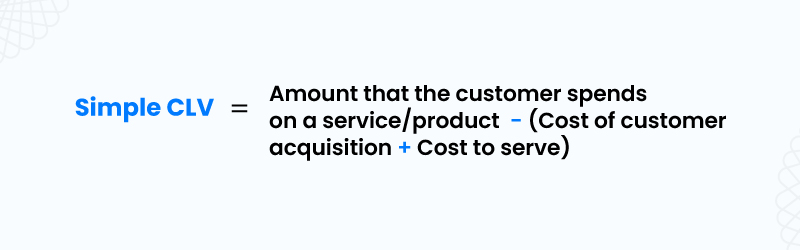 Simple customer lifetime value formula 