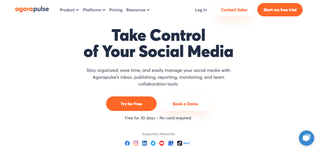 agorapulse social media lead generation tool