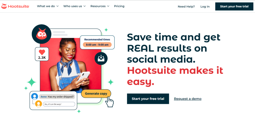 hootsuite social media lead generation tool