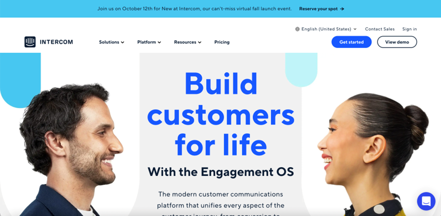 intercom Live Chat Software and Live Chat Tool