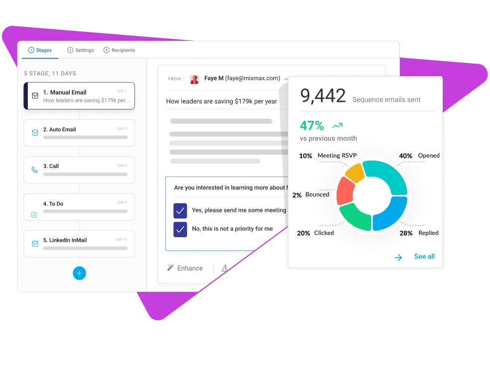 mixmax email followup tool