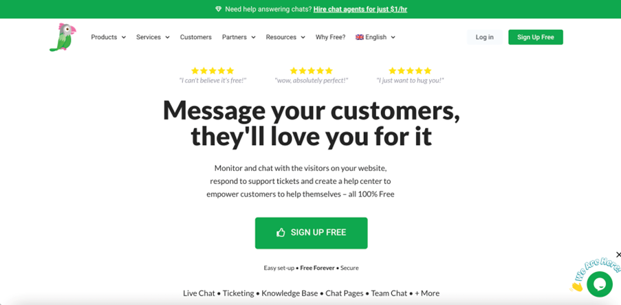 tawk.to Live Chat Software and Live Chat Tool