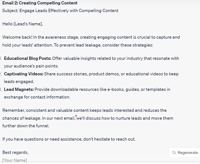 ChatGPT Prompts for Email Marketing copies