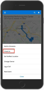 GPS tracking app for sales reps - Salesforce Maps