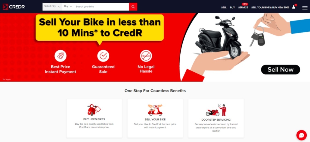 CredR - online marketplace for bikes
