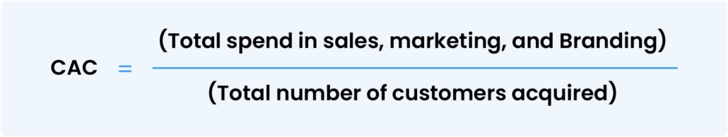 Customer acquisition cost formula