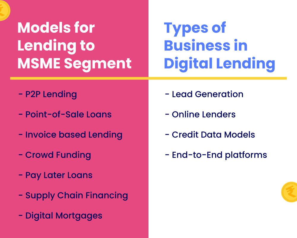 Types of lending models and businesses