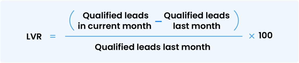 Lead velocity rate formula